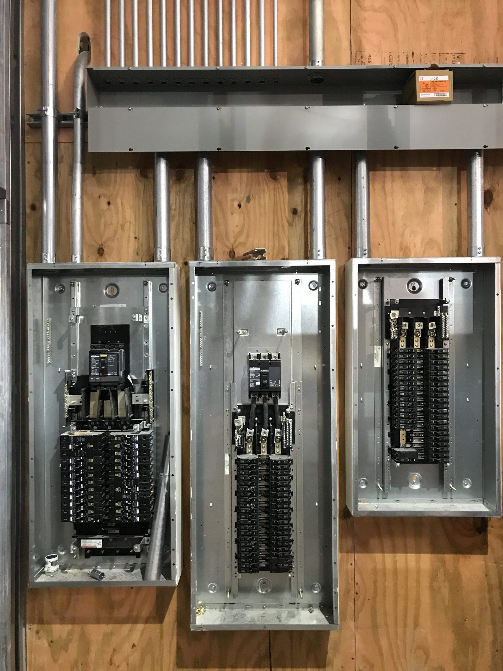 Commercial electrical panels