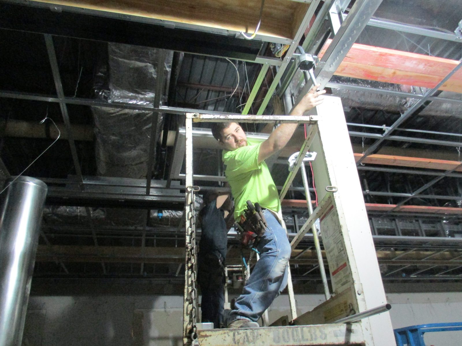 ClearWater technician on a commercial job